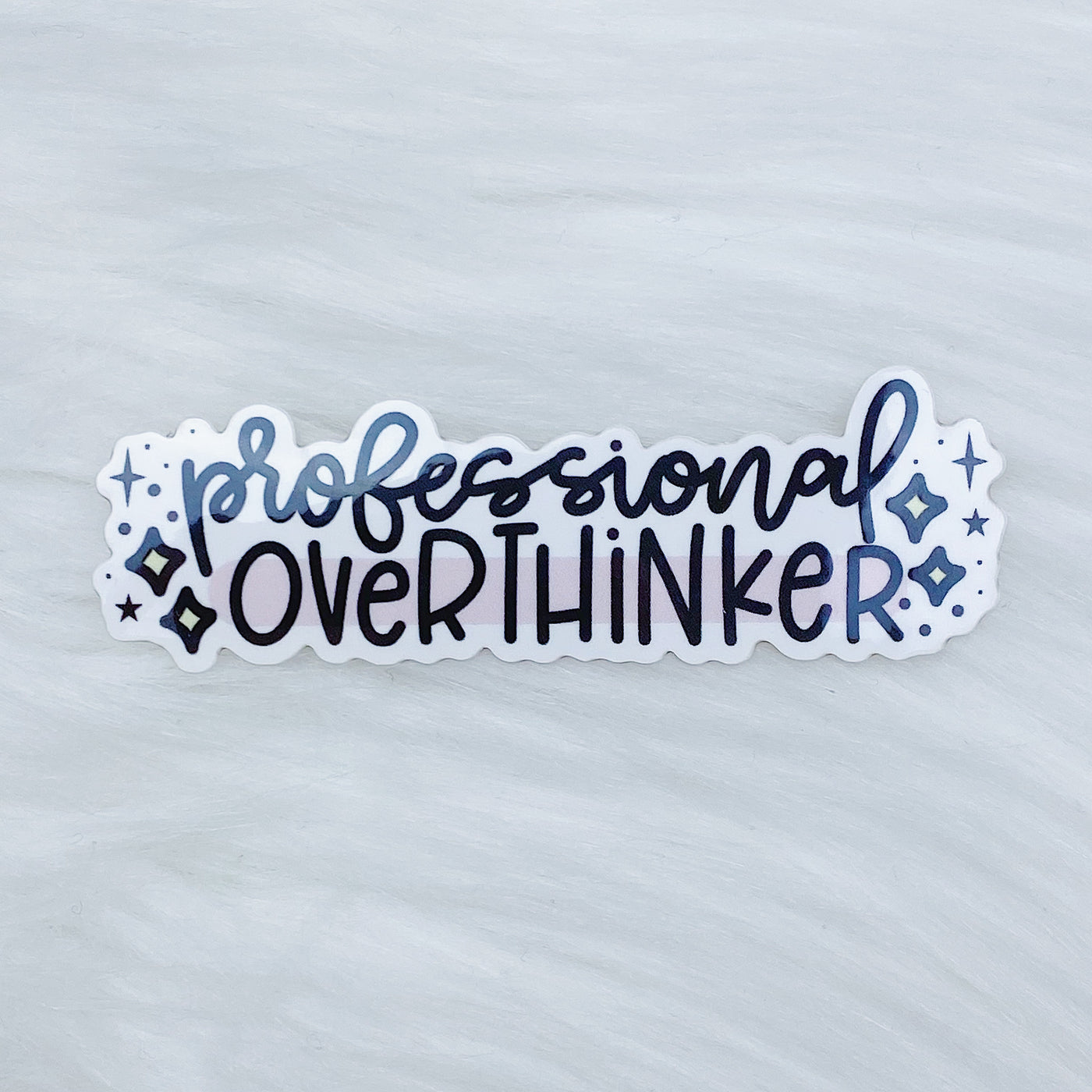 Professional Overthinker Vinyl Sticker | TheHoneyBShop