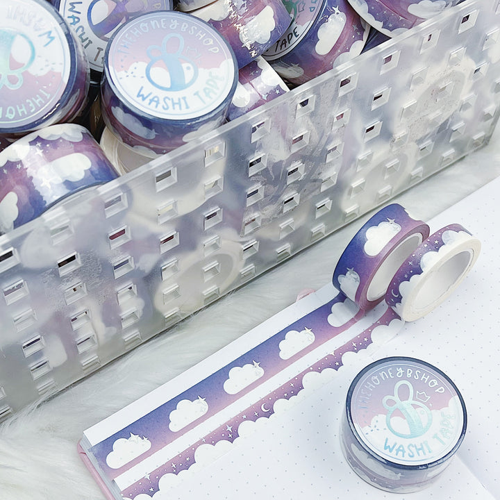 In the Clouds Washi Bundle | Holo Foil | 15 MM + 10 MM