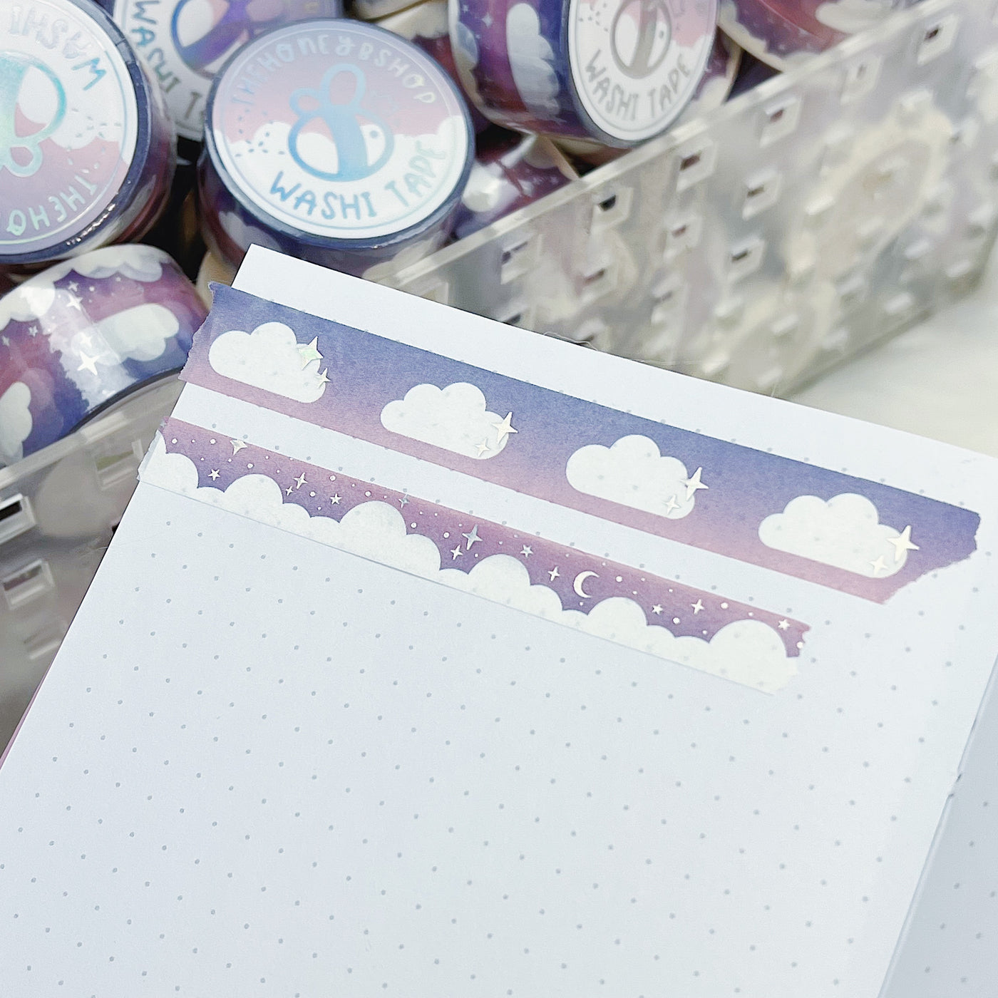 In the Clouds Washi Bundle | Holo Foil | 15 MM + 10 MM