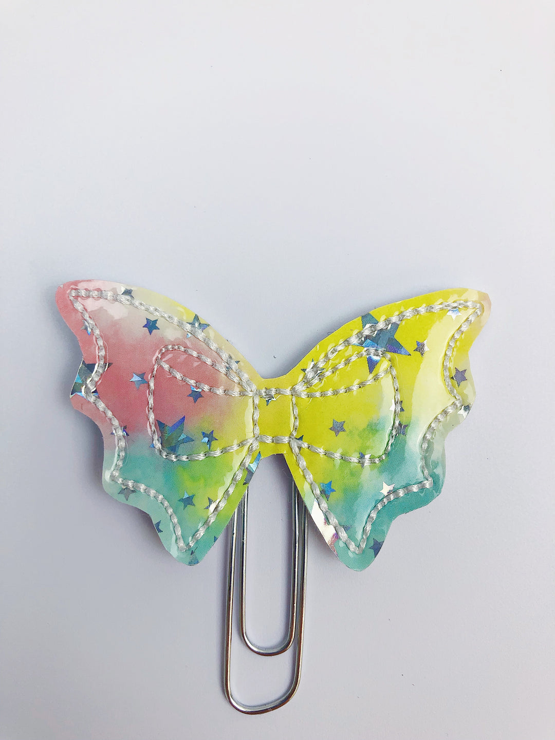 Tie Dye Bat Bow Feltie Planner Clip | Mystery Color Choice