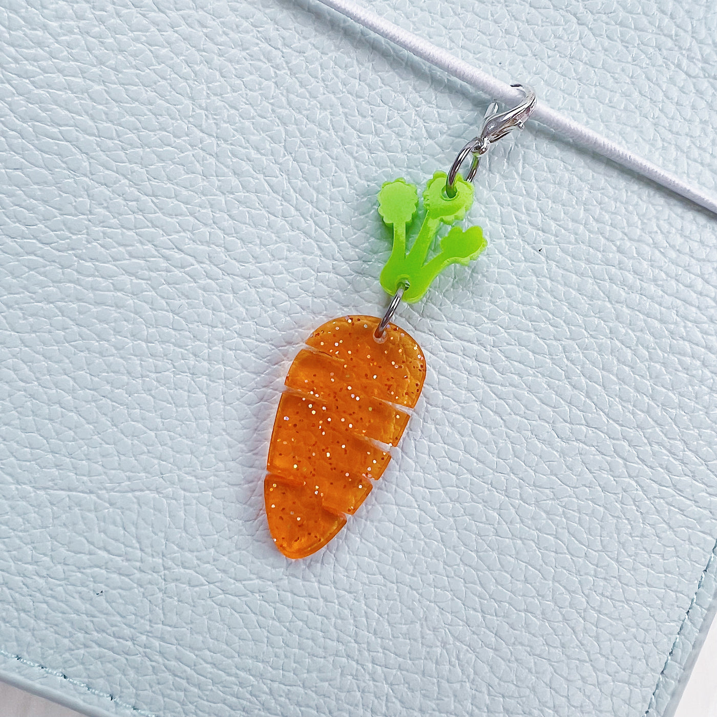 Carrot Acrylic Charm | Choose Your Color!