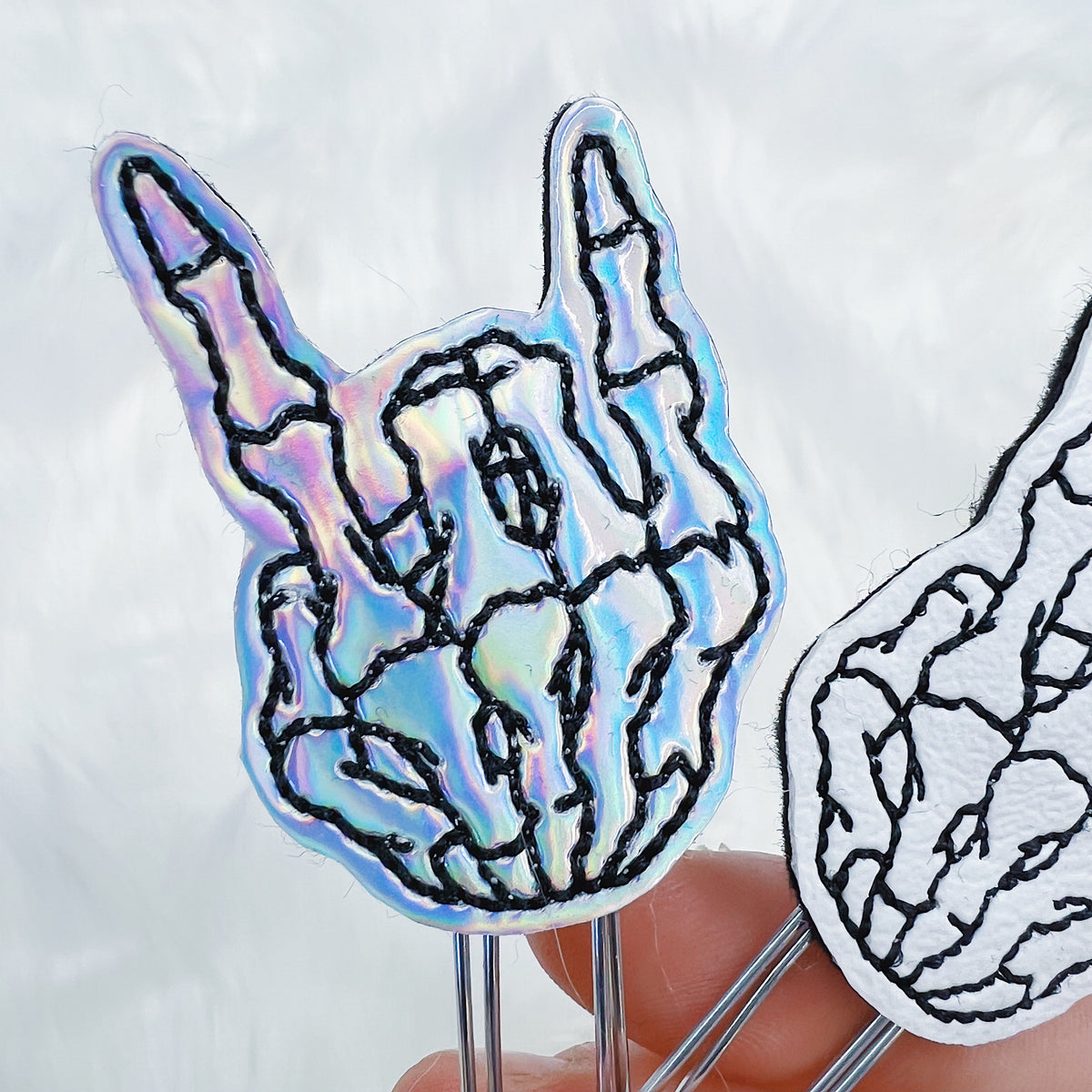 Clip del planificador Skele RockNRoll Feltie ? ¡Elige tu opción!