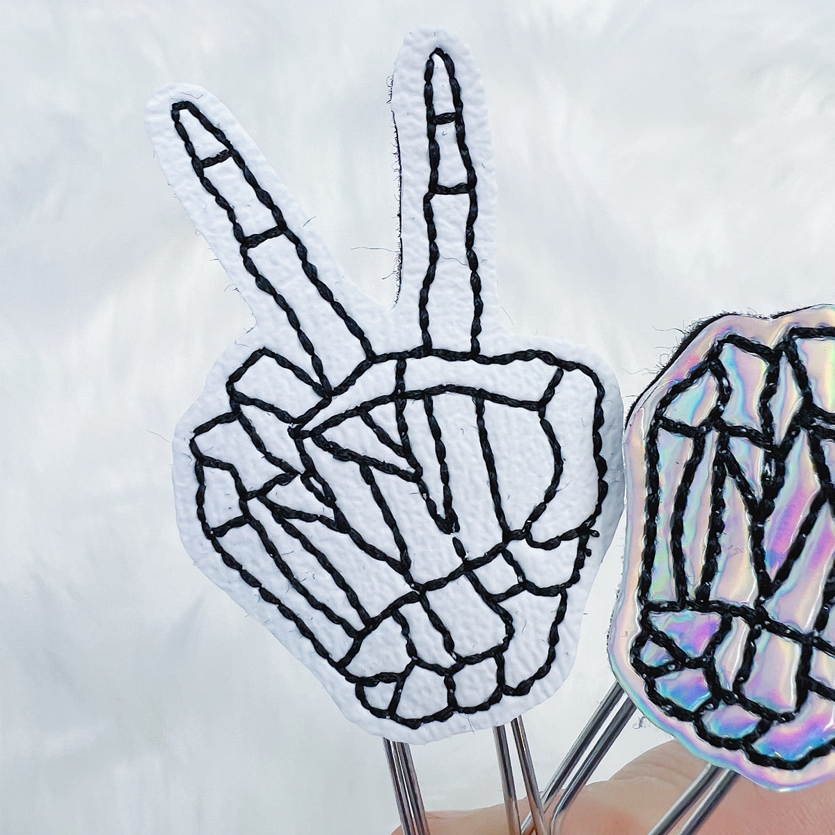 Clip del planificador Feltie del signo de la paz de Skele ? ¡Elige tu opción!