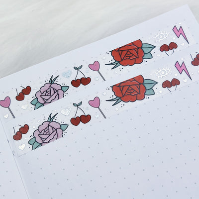 Cherry Pie Holographic Foiled Washi Tape | 15MM