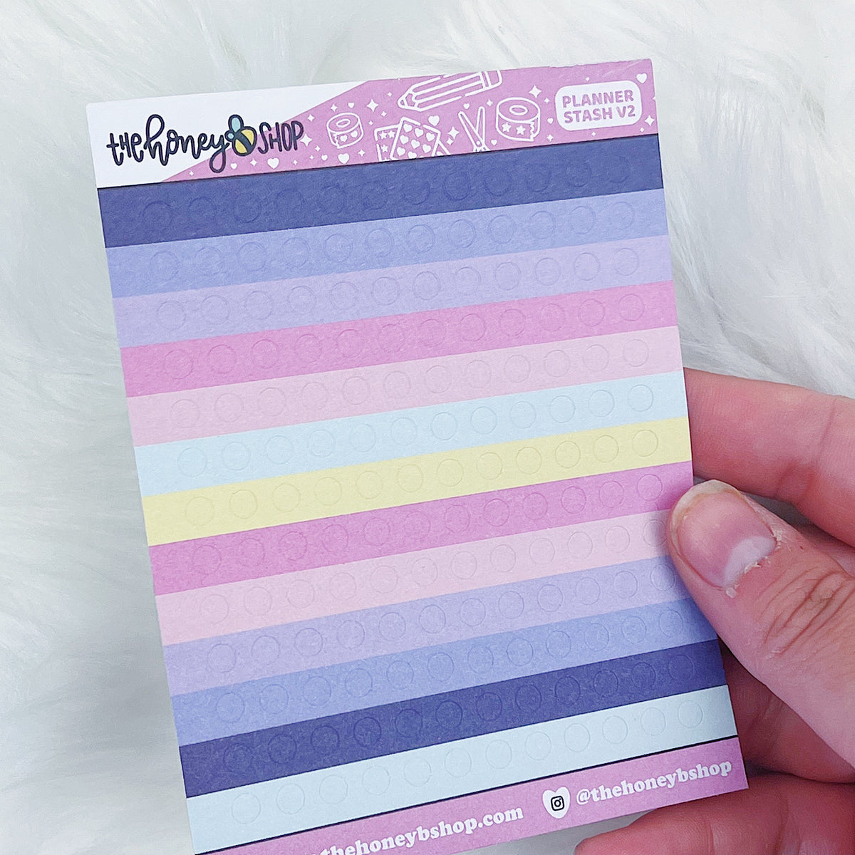 Planner Stash Circle Icons Sticker Sheet