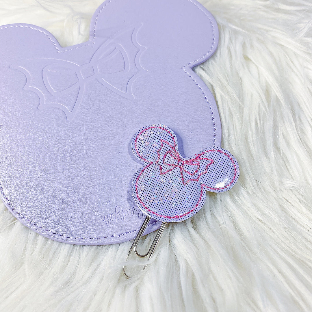 Minnie Bat Bow Feltie Planner Clip