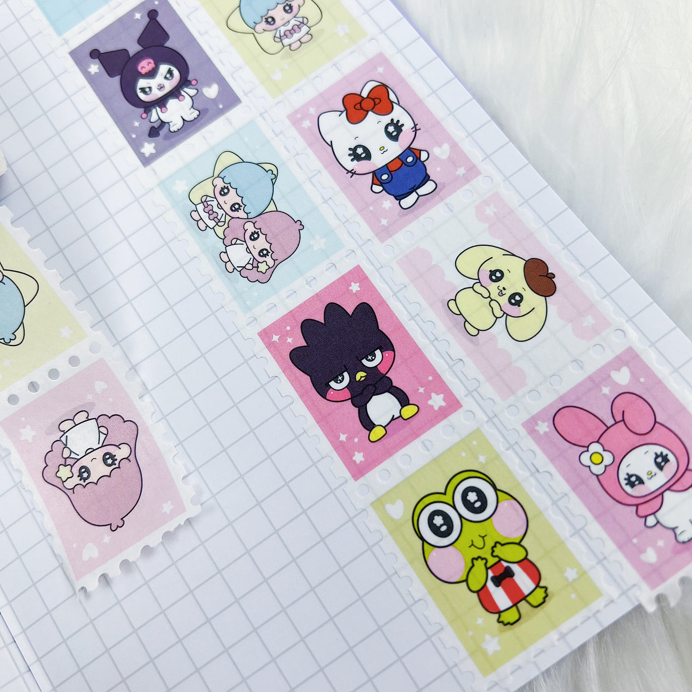 Hello Honey Characters Stamp Washi Tape