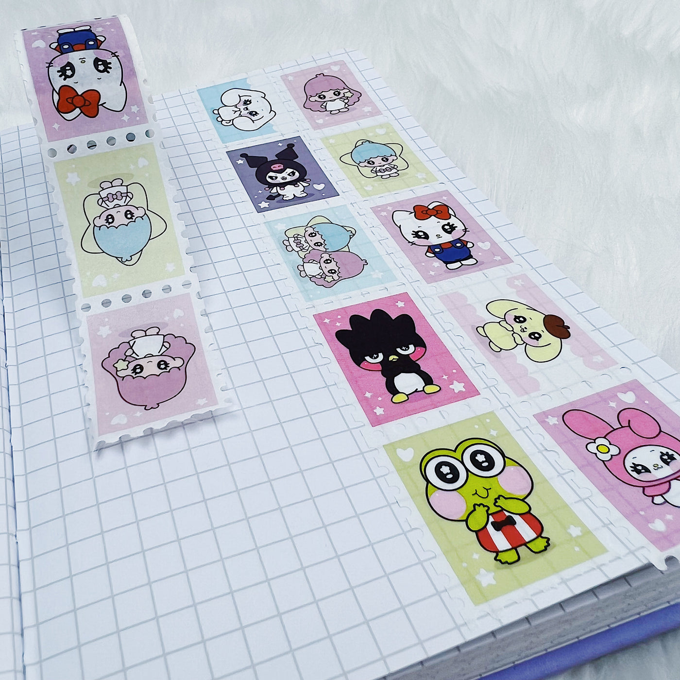 Hello Honey Characters Stamp Washi Tape