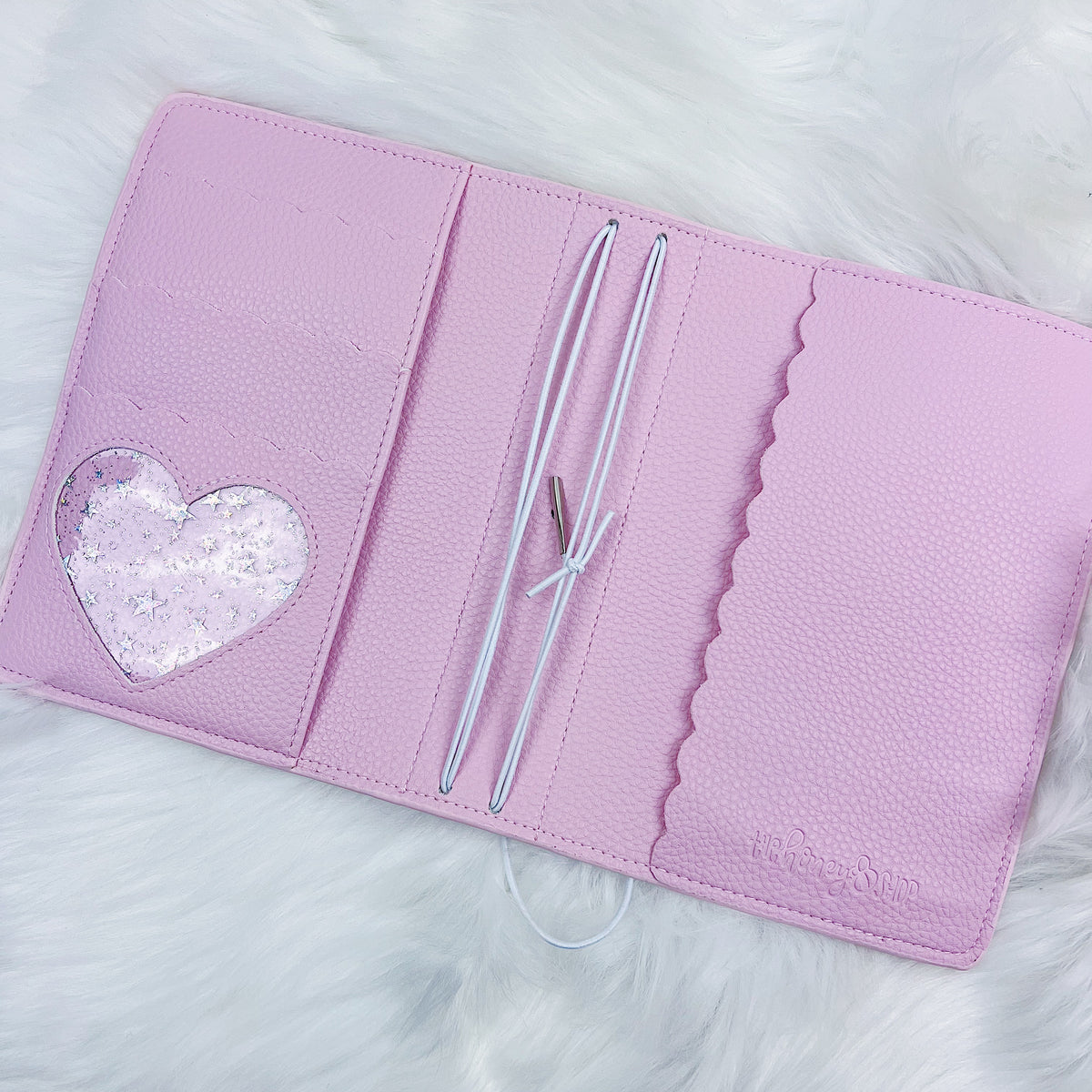 Pastel Pink BEE-6 Traveler's Notebook | Fits 5"x7" Inserts + Notebooks