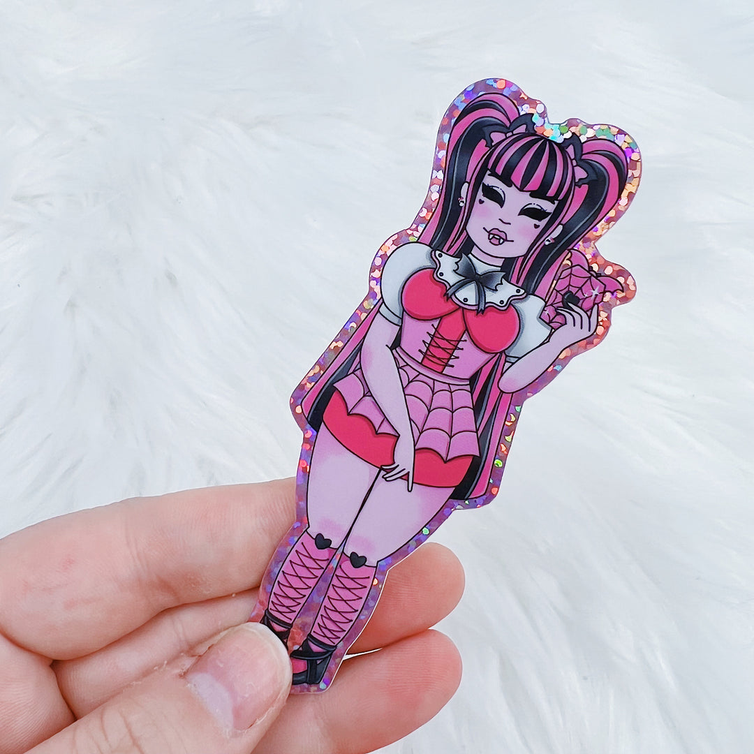 Monster High Babes Vinyl Sticker Die Cut | Glitter Foil | Choose Your Babe!