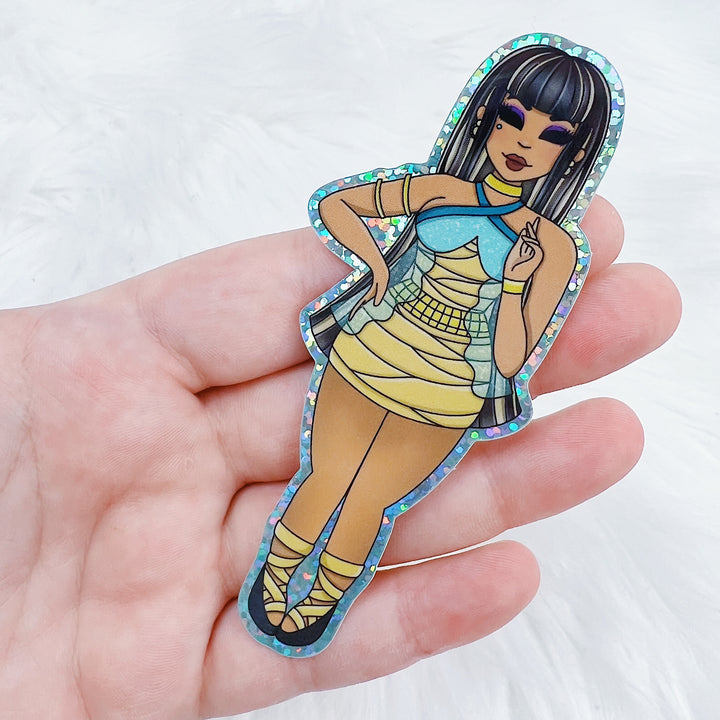 Monster High Babes Vinyl Sticker Die Cut | Glitter Foil | Choose Your Babe!