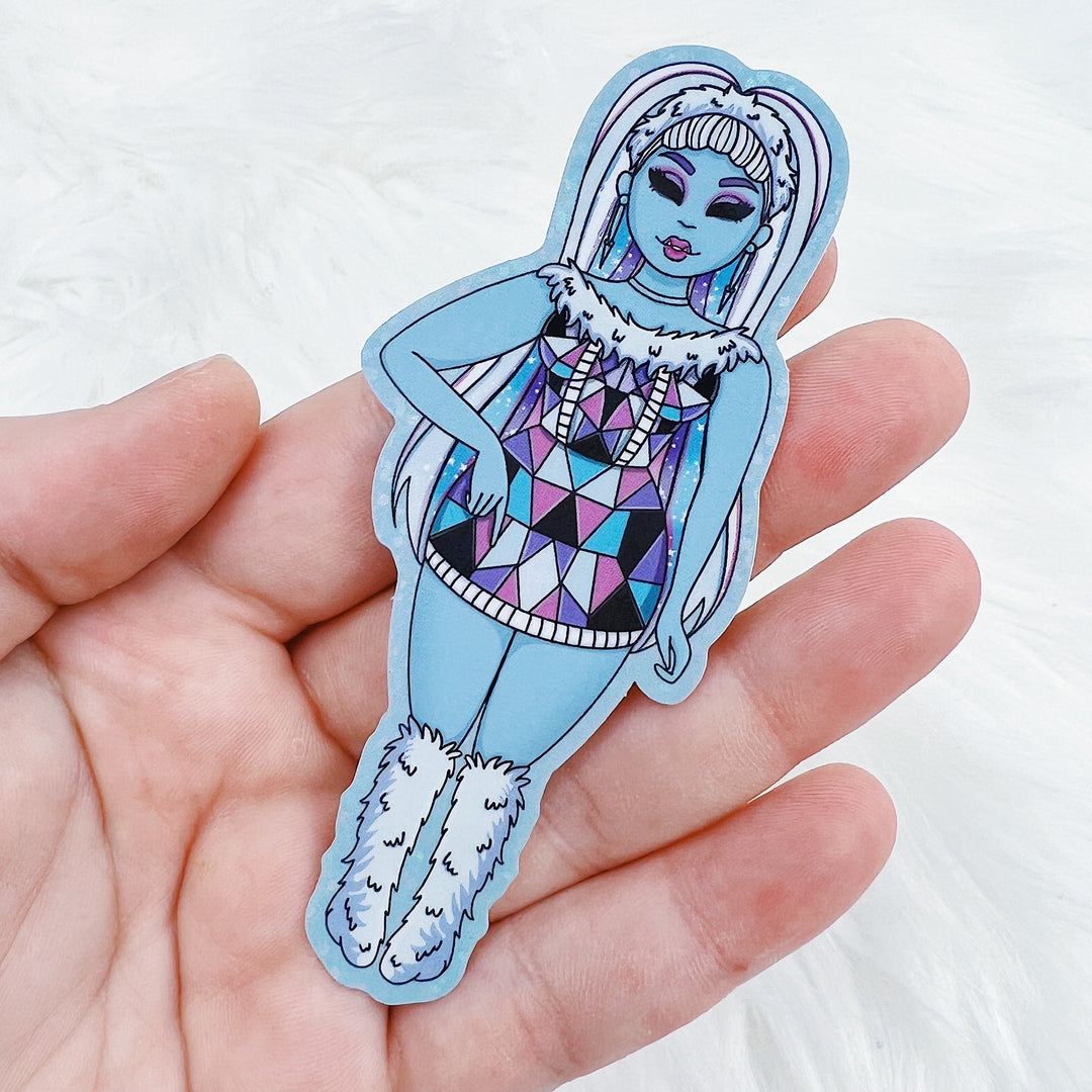 babes and monsters Monster High Babes Vinyl Sticker Die Cut | Glitter Foil