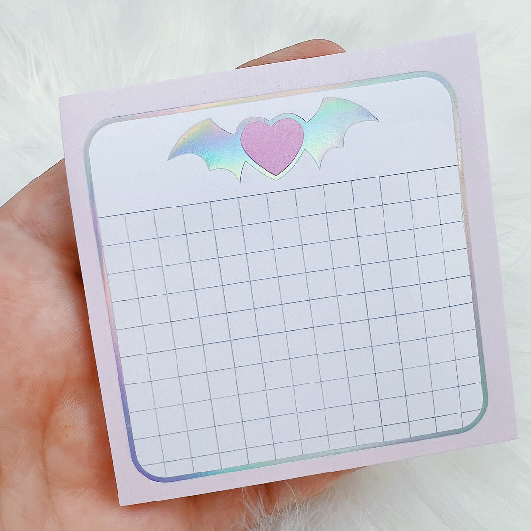 Bat Wing Sticky Note | Holo Foil | 3x3