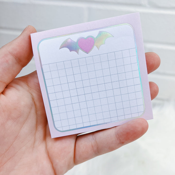 Bat Wing Sticky Note | Holo Foil | 3x3