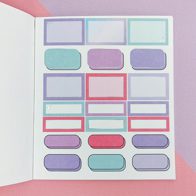 Planner Friends Sticker Book | Matte Sticker Paper | 10 Pages | Holo Foiled