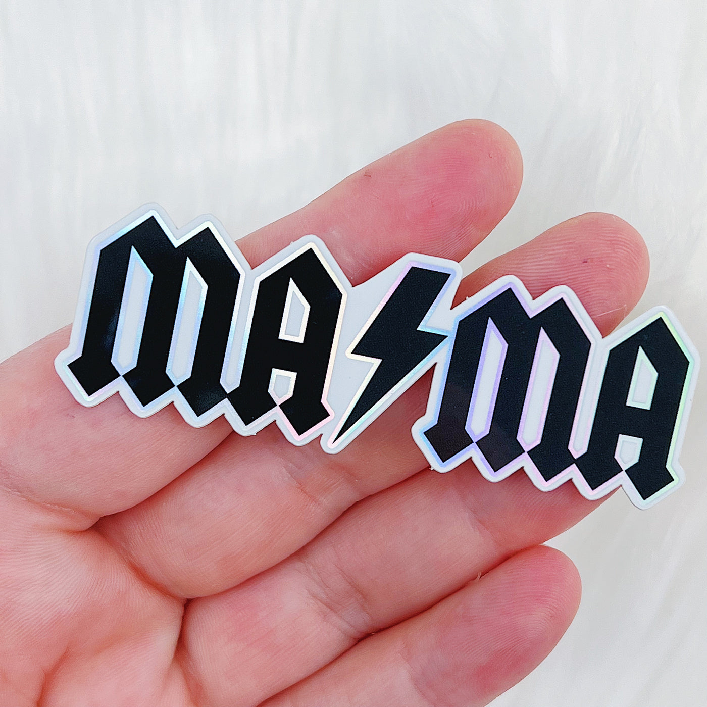 Mama Vinyl Sticker Die Cut | Holographic Foil