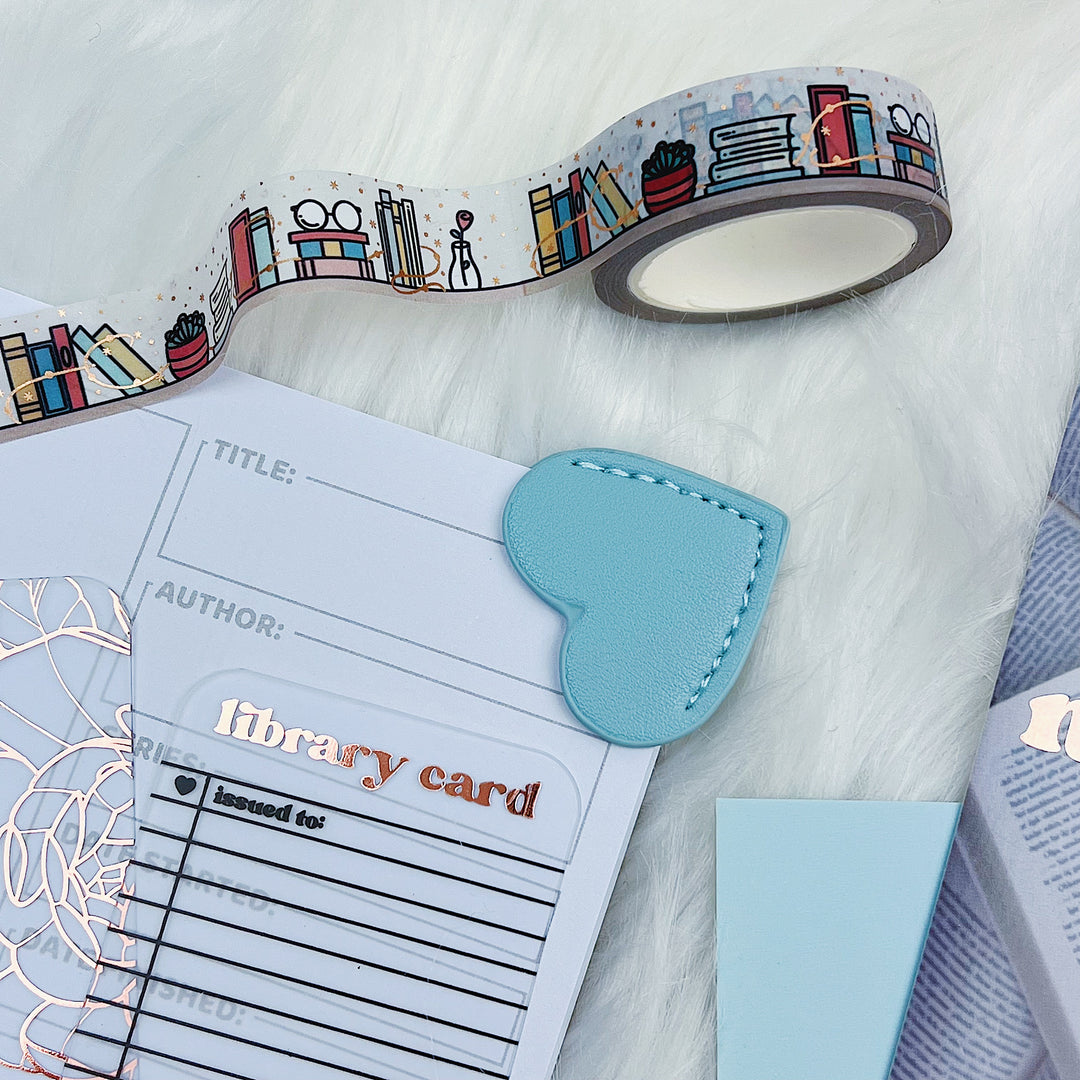 Baby Blue Heart Bookmark