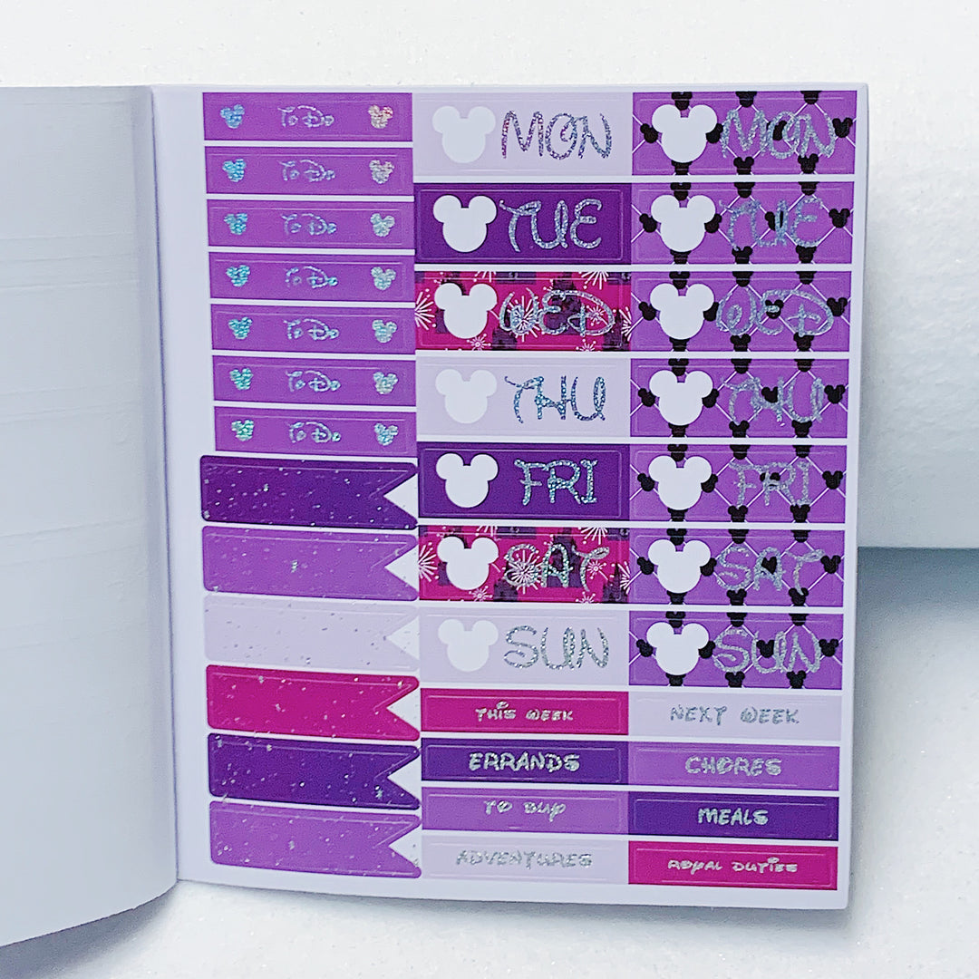 Tattoo Villains Sticker Book | 10 Pages | Sparkly Holo Foiled