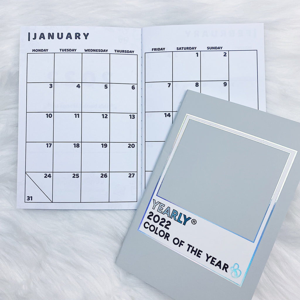 2022 Color of the Year Monthly 4"x6" Insert (fits our folio!) | Jan-Dec 2022 | Holographic Foiled Cover