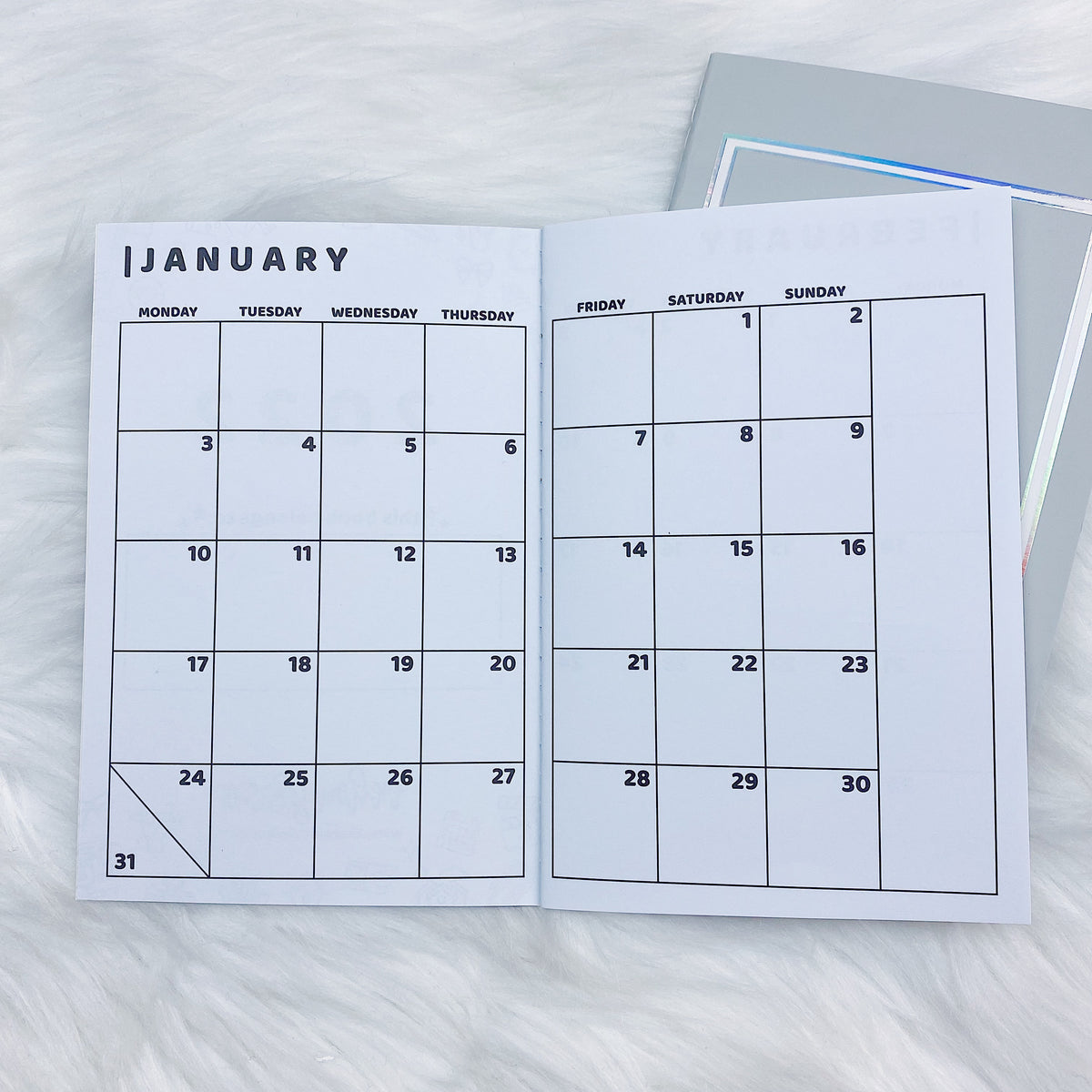 2022 Color of the Year Monthly 4"x6" Insert (fits our folio!) | Jan-Dec 2022 | Holographic Foiled Cover