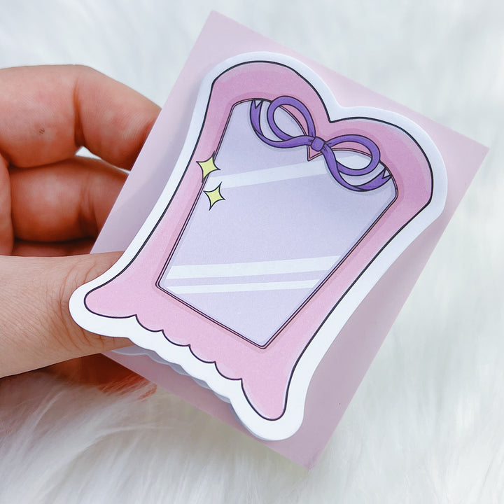 Moon Prism Mirror Die Cut Sticky Note