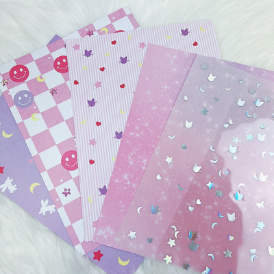 Moon Prism Papers + Acetate + Vellum | Holo Foiled