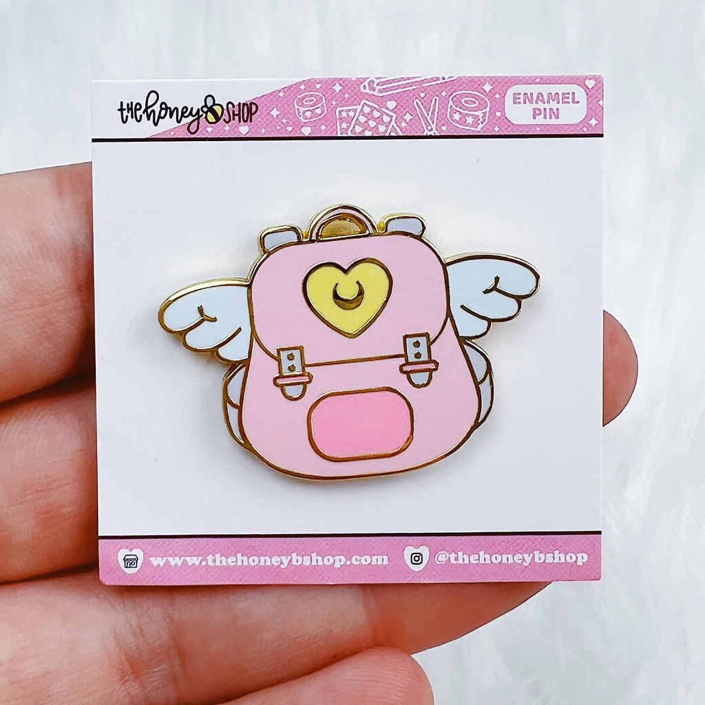 Pin de esmalte de mochila Moon Prism