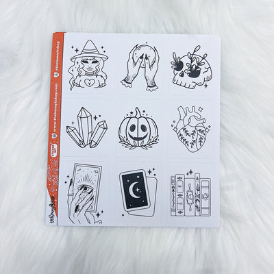 Witchy Vibes Weekly Kit | Matte Sticker Paper | 5 Pages