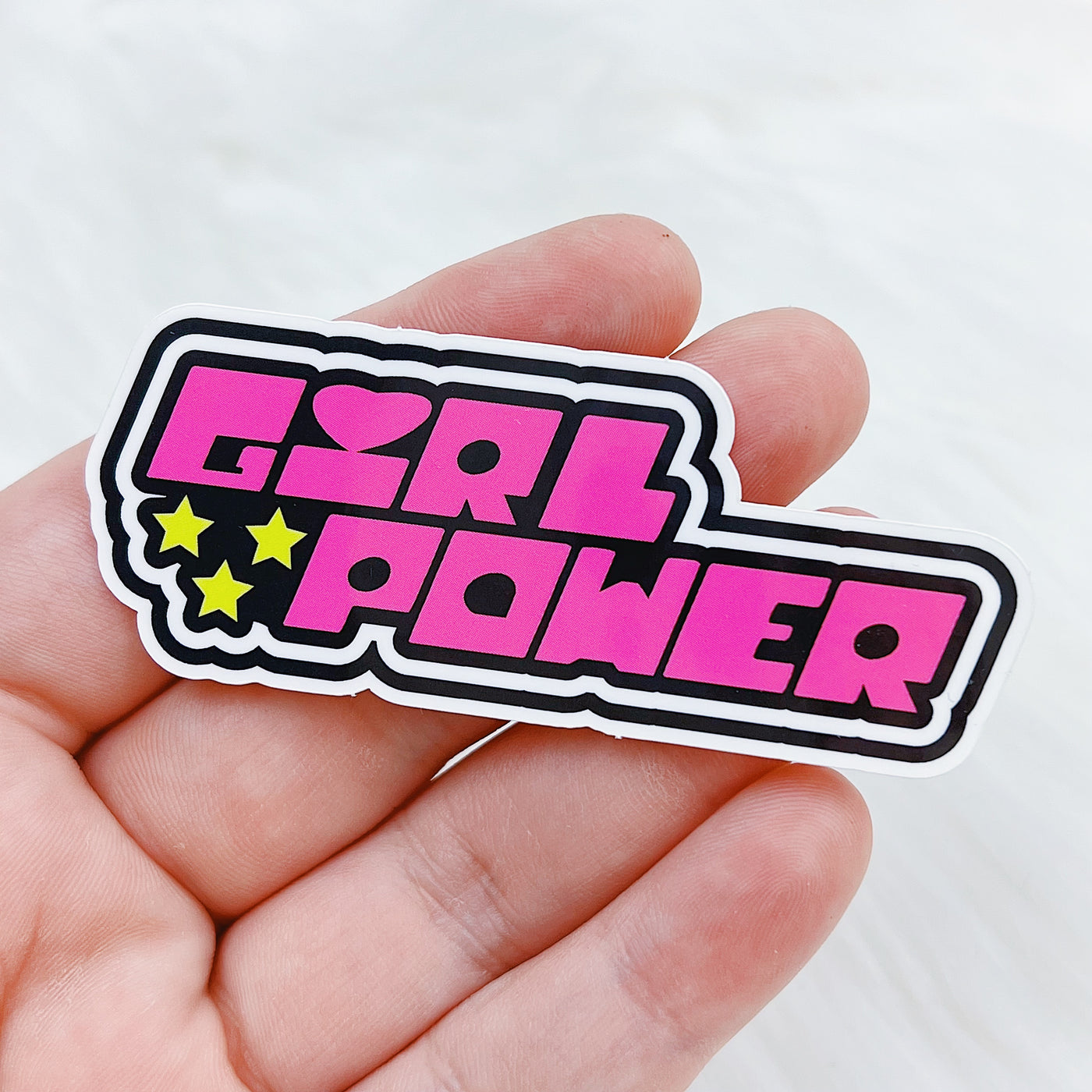 Girl Power Vinyl Sticker Die Cut