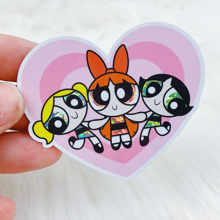 PPG Heart Vinyl Sticker Die Cut