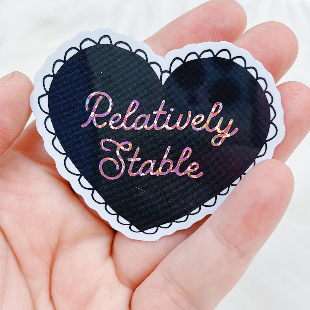 Relatble Sticker Relatively Stable Vinyl Sticker Die Cut – TheHoneyBShop