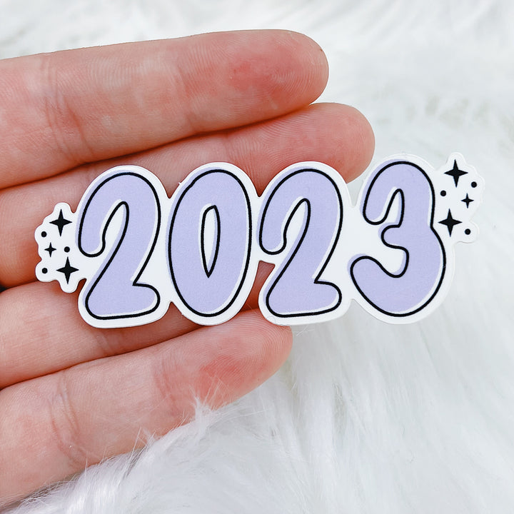 2023 Vinyl Sticker Die Cut | Choose Your Color