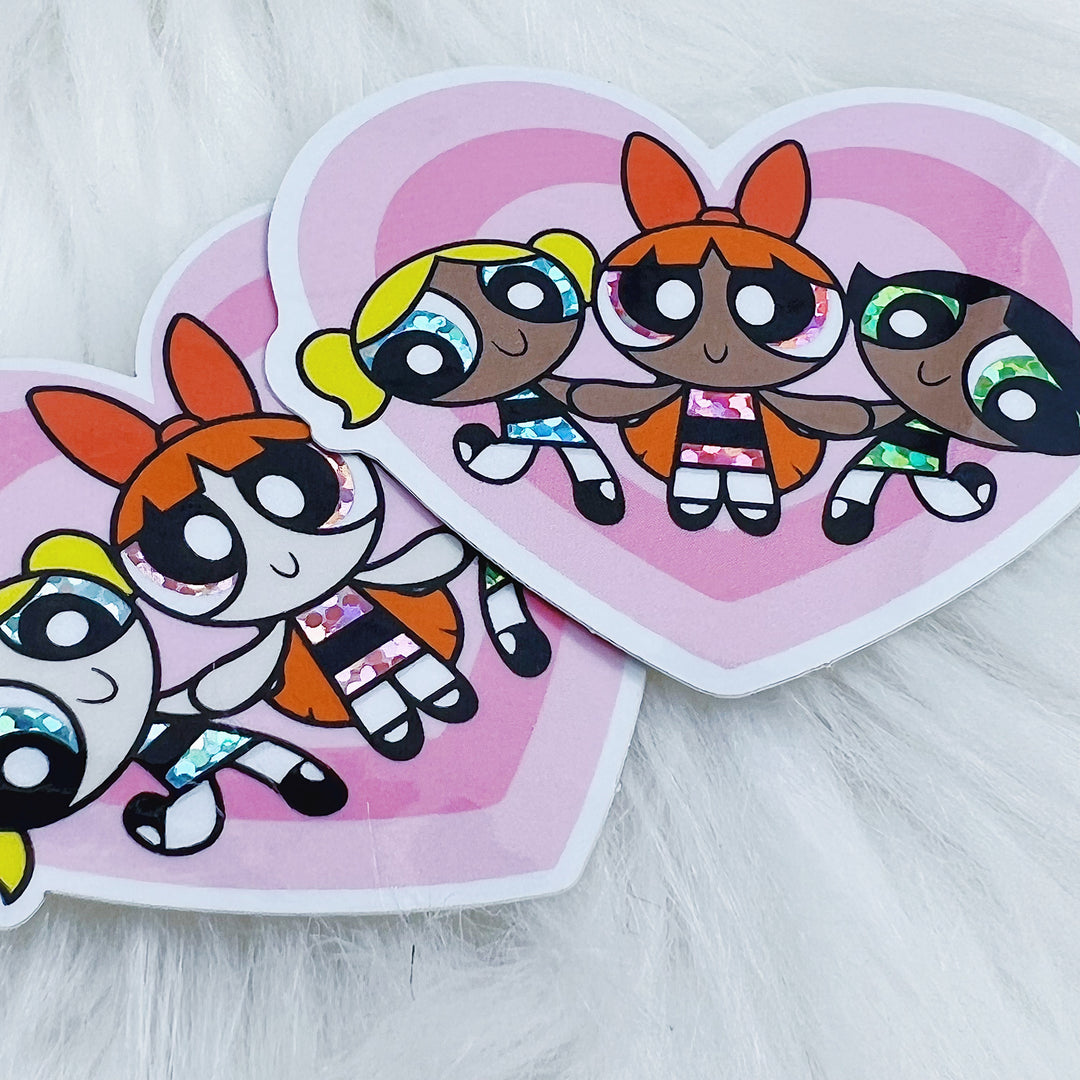 PPG Heart Vinyl Sticker Die Cut