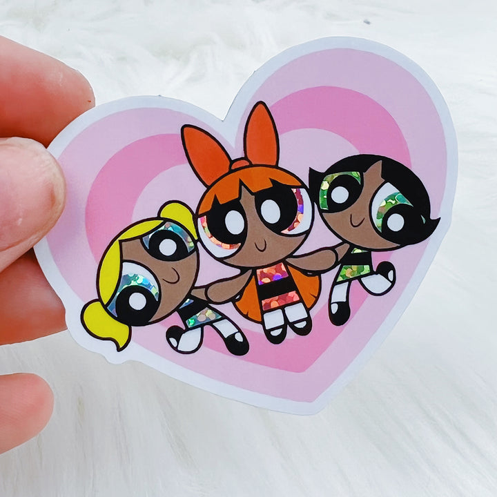 PPG Heart Vinyl Sticker Die Cut