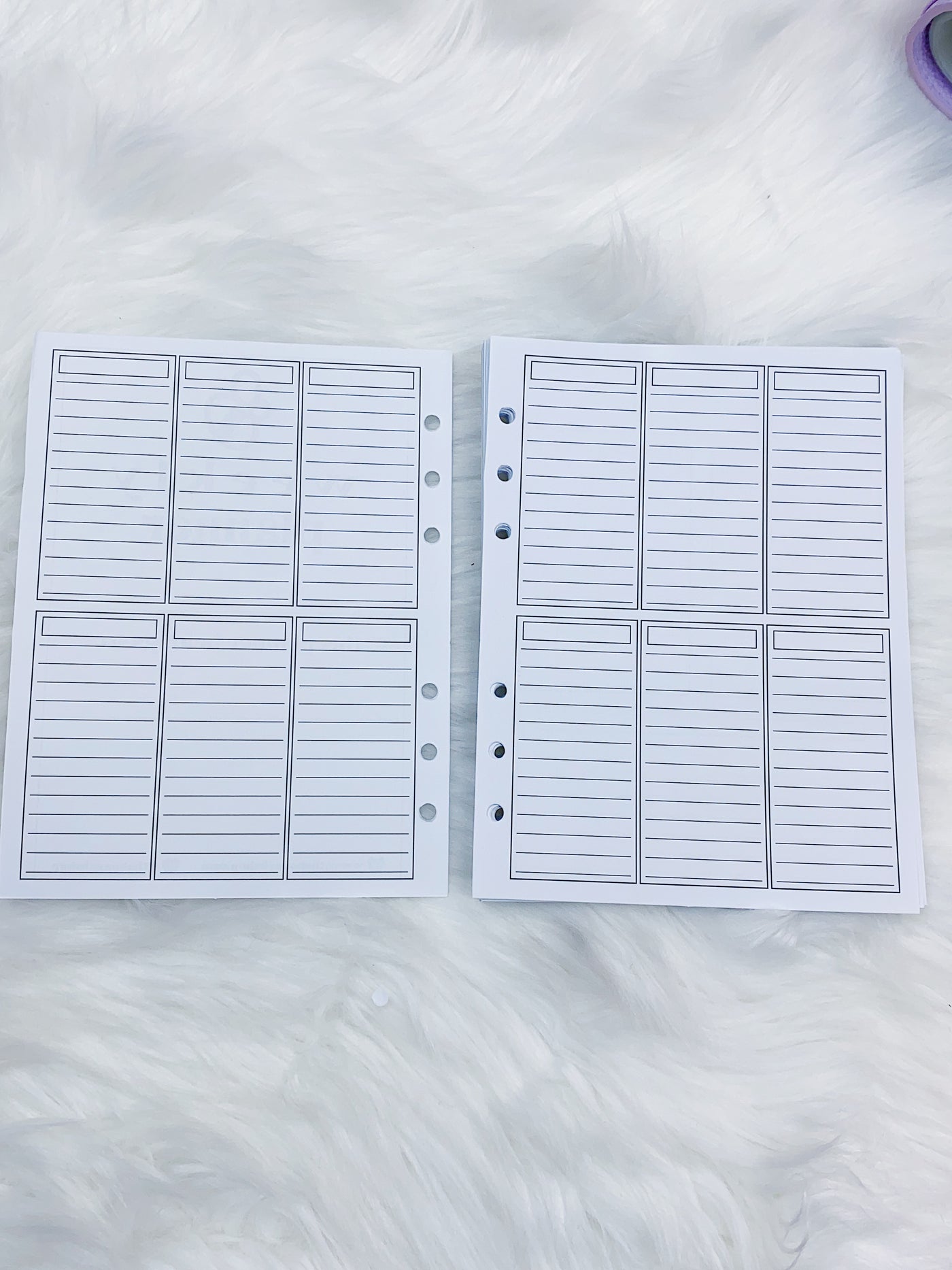 Vertical Weekly + Monthly B6 Rings Planner | Includes 6 Months!