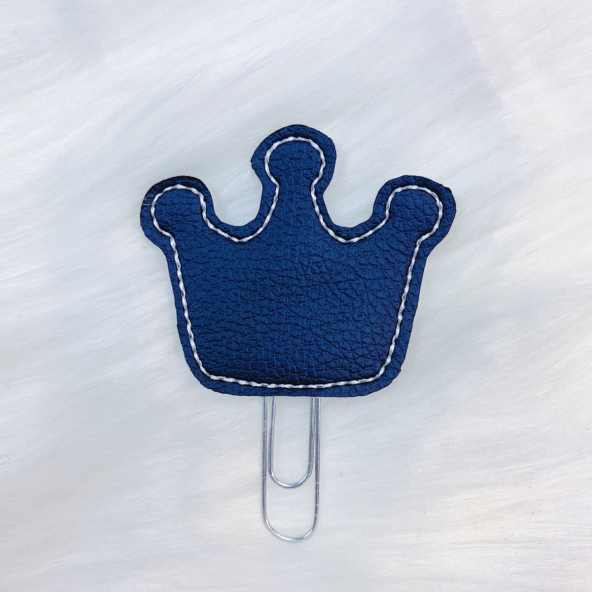 Black Crown Feltie Planner Clip