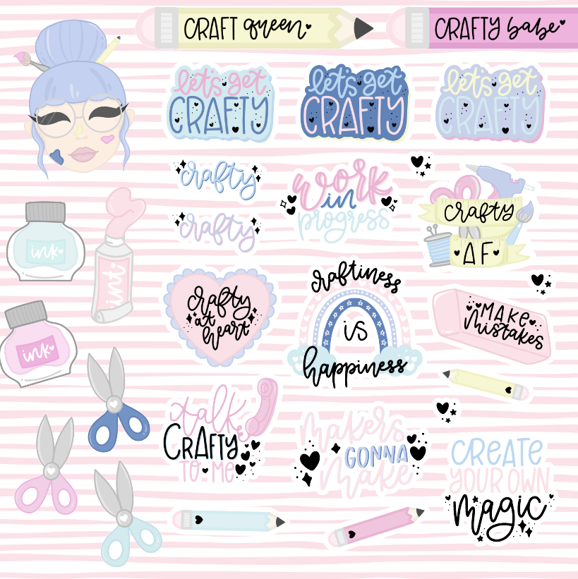 Crafty at Heart | February Digital Babe Box