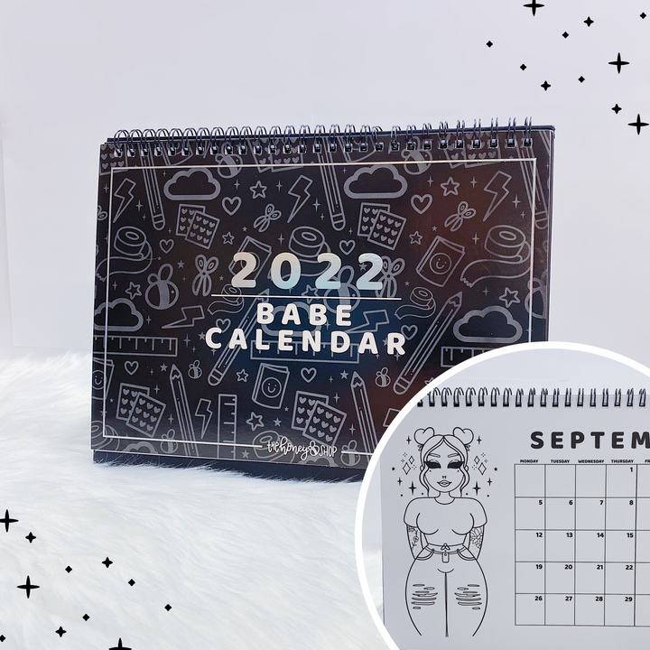 Calendario de escritorio en espiral Babe 2022 | Ene-Dic 2022