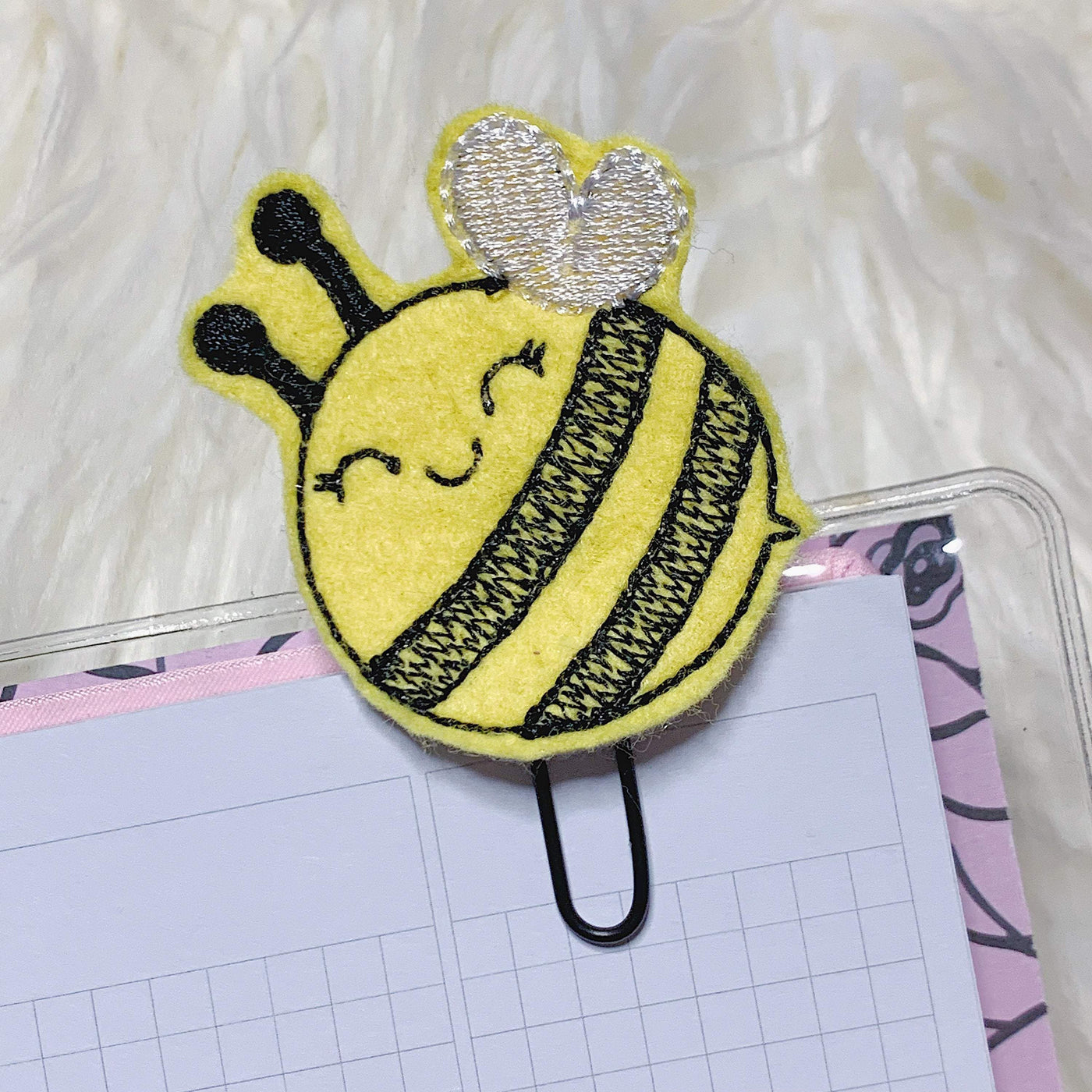 Bumble Bee Feltie Planner Clip